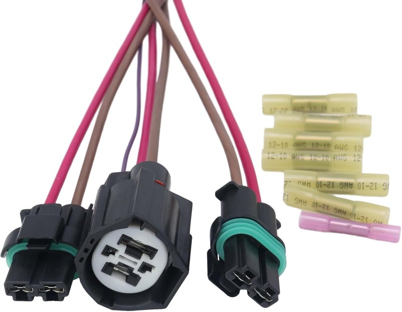 AITKEN موصل وحدة التحكم في مروحة التبريد مع سلك 11AWG لسيارات فورد إيدج (مع سحب) S-MAX لاند روفر LR2 لينكولن فولفو XC70 S80 S60 V60 XC60 2007-2019. - Image 3